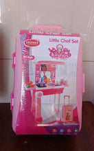 Kitchen Set Kids with Suitcase Role Play Cooking Toy for Girls & Boys (3+) - jamol.co.in